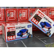 ♫TOMICA-已拆封-B14-銀標新車貼No.144 初版美國隊長裝甲悍馬車