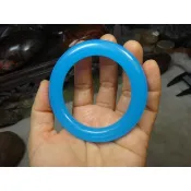 清透蘇聯藍寶石圓版手鐲→A10