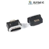 W1062-0116 防水MicroUSB 5pin板上型母座插腳5.65大電流超薄型防水IPX6