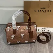 ✨美國代購✨特賣 COACH CBM33 新款史努比波士頓女包 枕頭單肩包 斜背女包 斜挎包 手提包