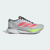 Adidas Adizero Boston 12 M [JI4472] 男女 慢跑鞋 輕量 跑鞋 緩衝 彈力 灰 紅