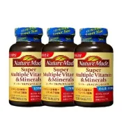 【NatureMade 萊萃美】日版大塚製藥濃縮綜合維他命+礦物質 X3(120粒/瓶)