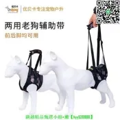 【好康】優貝卡物前腿後腿殘疾受傷輔助行走路帶老年犬牽引繩