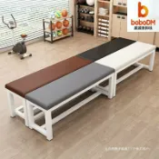 波波折扣社 【軟包舒適】長條凳 換鞋凳 休息凳 洽談椅 穿鞋椅 等候椅 耐磨PU皮 高密度泡棉 商場百貨 健身房 飯店餐廳 培訓教室 床尾凳 浴室更衣室 多種場合適用