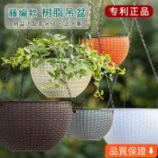 💥台灣出貨💥吊蘭綠蘿常春藤 懸掛 花盆特價清倉加厚樹脂 塑膠 懶人自吸水陽臺室內
