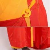 【神明衣 袈裟 僧衣 僧服 師父用 袈裟祖衣 大方莊嚴 和尚佛衣 搭衣 金線 紅色 七懺衣 僧用 佛衣 八卦衣 觀音衣】