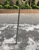 人型立架(高150公分)人形架、立架、鐵架、鐵角架支撐架、三角架展架、廣告立牌、招牌立架、珍珠板活動架、海報架、鐵腳架。