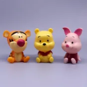 【可開票】-⭐一心の萌物⭐小熊維尼 蛋糕裝飾 擺件 搪膠款 跳跳虎 Q版 玩偶 蛋糕擺件 公仔