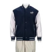Puma 韓國線 流行系列King 男款 藍白色 亞規 鋪棉 保暖 棒球外套 外套 63428206