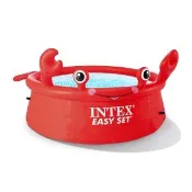 【INTEX】螃蟹簡易裝EASY SET游泳池183x51cm-880L-適用3歲+(880L-26100NP)