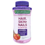 80顆Nature's Nature Natures Bounty 自然之寶草莓軟糖膠原蛋白生物素 美國正品