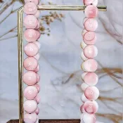 【貓眼女王貝】稀有高品 粉硨磲手鍊手串 一物一拍