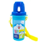 【DOKODEMO】OSK 馬克杯瓶 直飲水瓶 哆啦A夢 600ml [一鍵開啟/寬口] 日本製 SC-600B