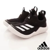 adidas愛迪達童鞋(新品熱銷)襪套輕量透氣運動鞋2607/黑(中小童段)16.5cm-21cm