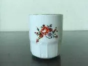 WH26576【四十八號老倉庫】二手 早期 台灣 關東 玫瑰花 茶杯 130cc 有字 1杯價【懷舊收藏拍片道具】