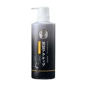 【50 惠】黑髮激活洗髮露 400mL(日本樂敦製藥 無添加矽靈 促進頭皮循環 活絡滋養髮根)