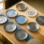喜挖2店 【此商品為2入組】日式陶瓷餐具骨碟家用淺盤平盤西餐盤牛排盤子瓷盤菜盤意麵盤