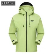 JEEP SPIRIT 1941 ESTD戶外單層多巴胺彩色登山防水連帽登山外套
