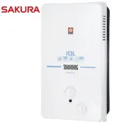 櫻花10L公寓專用ABS防空燒 GH-1035 屋外型熱水器《日成廚具》