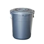 【KEYWAY】聯府銀采儲水桶附蓋46L-1入萬能桶垃圾桶N46