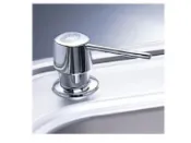 ￠魔法廚房＊Lofn Rindr檯面水槽給皂器YU-049 全銅鍍鉻