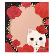 Jetoy Choo choo cat 甜蜜貓MEMO便條紙Rose black