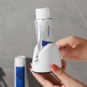 牙膏擠壓器牙膏分配器牙刷架手動管滾輪
