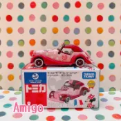 日本 迪士尼 tomica 多美 多美卡 米妮 環遊世界 法國 車 小車 老爺車 多美車 多美小汽車