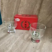 月桂冠 日式 清酒杯 兩入組 厚質玻璃杯 一口杯 【絕版品】最低價