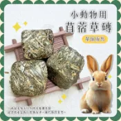 【Yuan²】領券享免運｜小動物用苜蓿草磚 單個販售 純苜蓿草磚 苜蓿草磚 苜蓿草磨牙磚 兔用磨牙草磚 草磚 小寵零食