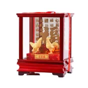[金寶珍銀樓]帶路雞-金雞純黃金藝術擺件 結婚禮物推薦 訂婚 安床