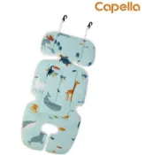 馨兒美嬰童館 Capella COOLNESS冰絲涼感推車墊(U6672G世界動物）1035元