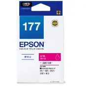 【EPSON】官方直營 NO.177 原廠紅色墨水匣(T177350_XP-102/XP-202/XP-225/XP-302/XP-402/XP-422)