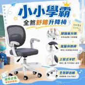 【品樂生活】小小學霸全煞舒踏升降椅 Y08 秘書椅 電腦椅 辦公椅 閱讀椅 低背 會議椅