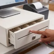 [現貨含發票]208T按壓型錢櫃 Cash Drawer 收銀錢櫃 迷你錢箱 收銀機 免接系統