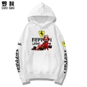 新年衣服 紅牛車隊 Red Bull Racing f1 一級方程式賽車 帽T 落肩 寬鬆 印花水洗衛衣 美式複古連帽t