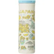 (店+)STARBUCKS星巴克 日本限定Been There Series系列 向日葵不鏽鋼真空隨行杯 白色 473ml
