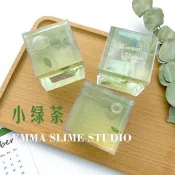 史萊姆之家✨史萊姆同款小綠茶精緻盒裝透泰起泡膠網紅清新小綠茶暑期新品特價  假水 DIY手工 史萊姆