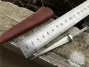 協貿國際日用品生活9館 廚師水果雕刻刀胚刀片刀頭DIY 鍛打大馬士革鋼 食品雕花刀主刀