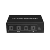 (店+)【econtrol 易控王】【易控王】一進三出 1x3 Toslink S/PDIF光纖音訊分配器 金屬外殼 外接電源 (50-516-01)