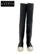 【DOKODEMO】Rick Owens 50157 50159 皮革過膝長靴，37 碼 [二手]