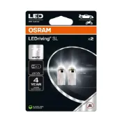 (店+)【Osram 歐司朗】2825DWP T10 168 194 W5W LED 6000K燈泡(正白光)