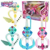 奧迪雙鉆巴拉拉小魔仙玩 具美雪樂動耳麥變聲器貝貝高級鋼琴魔法棒