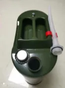 協貿國際日用品生活7館 30升汽油桶柴油桶鐵皮油桶汽車備用油箱30L扁立式油桶加厚便攜式