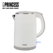 PRINCESS荷蘭公主 1.5L不鏽鋼雙層防燙快煮壺 灰 236070 (相關機型236070B)