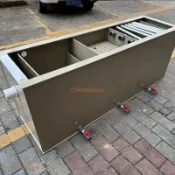 PP塑料大型加厚靜音過濾槽魚缸箱錦鯉池魚池過濾器定制魚池過濾（運費請咨詢）