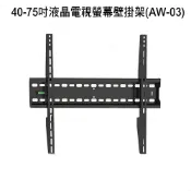 【澄名影音展場】Eversun AW-03 液晶電視螢幕標準壁掛架適用 40-75吋液晶螢幕