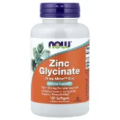 【iHerb】NOW Foods, 甘氨酸鋅，120 粒軟凝膠