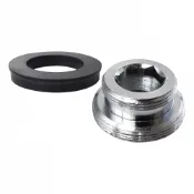 (店+)【蝴蝶衛浴】台灣製造 銅製 M28轉M22 轉接頭沐浴水龍頭前端轉換頭.6分出水口轉4分.外細牙.6轉4