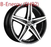 【CS-599】全新鋁圈 正品 OZ SH92 ENERGY 17吋 5孔114.3~5孔108~5孔112 消光黑車面